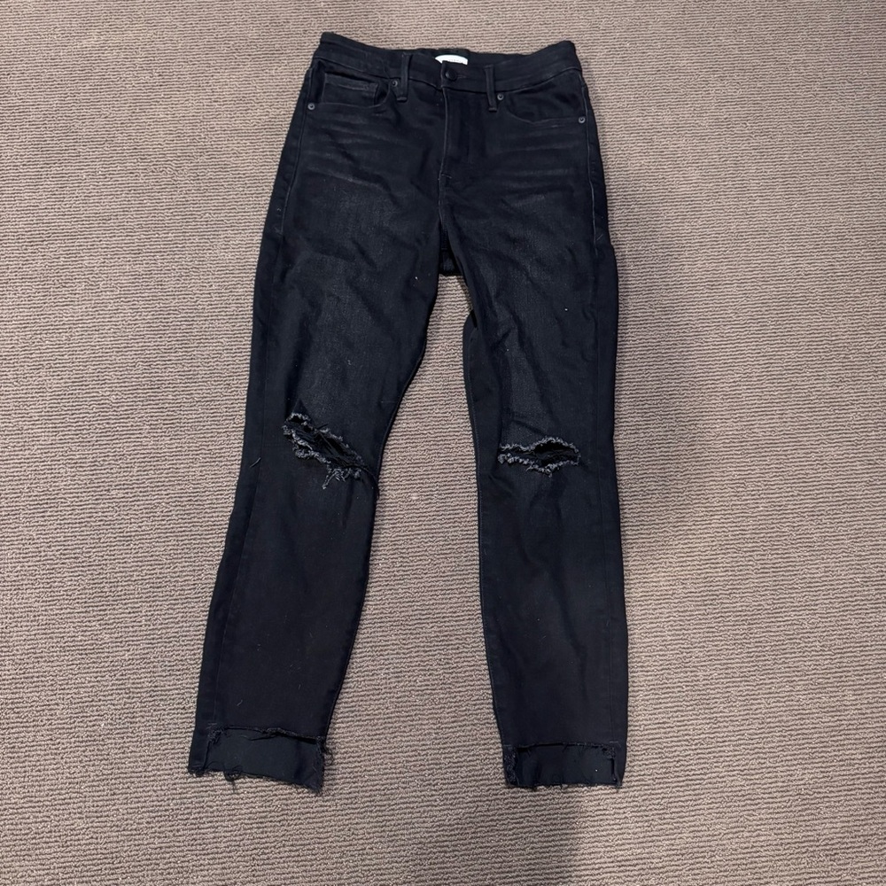 Good American Distressed Women's Skinny Jeans